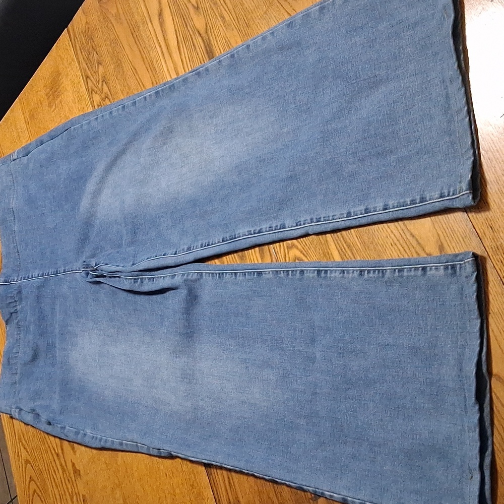 NYDJ Jeans Womens 18 Blue LIFT TUCK Wide Legs ? Preowned Used Pants Denim